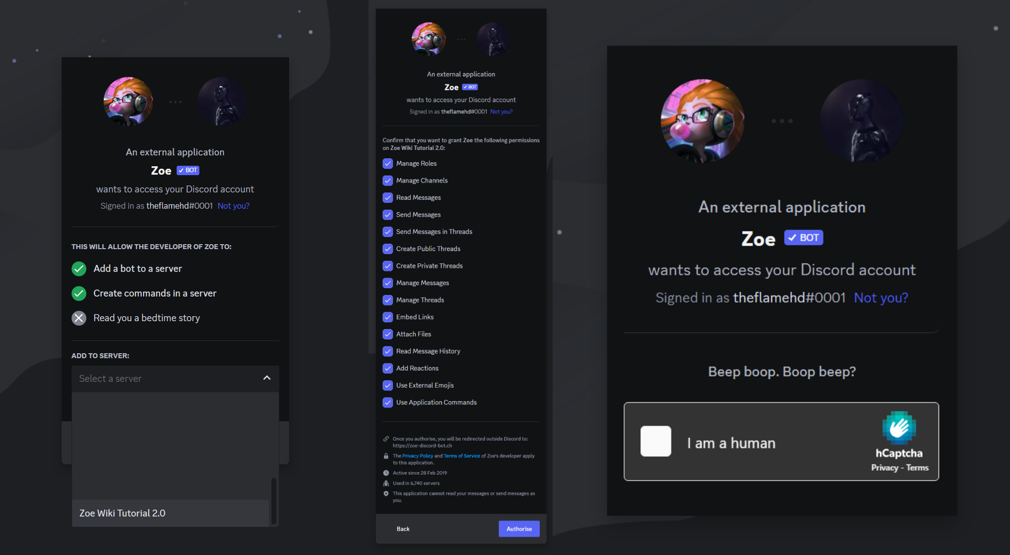 Zoe Setup Zoe Discord Bot Wiki